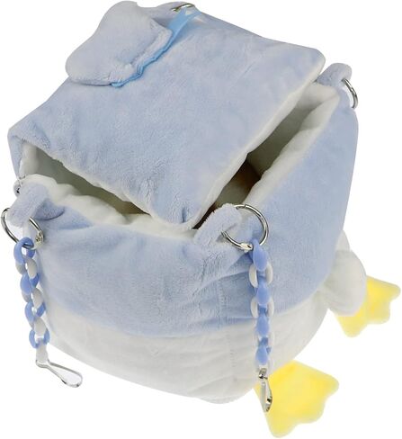 لطيف القطبية الصوف الهامستر الشتاء سرير دافئ، لينة تهدئة زيبر الهامستر أرجوحة، متعددة الوظائف الحيوانات الصغيرة قفص سرير معلق أرجوحة للهامستر السكر طائرة شراعية النموس عش السرير الدافئة الملحقات in Kuwait