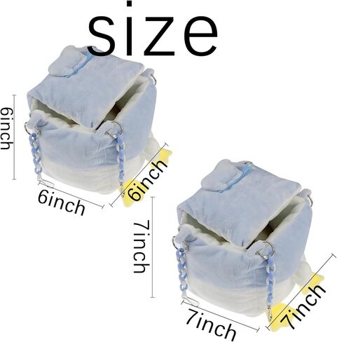 لطيف القطبية الصوف الهامستر الشتاء سرير دافئ، لينة تهدئة زيبر الهامستر أرجوحة، متعددة الوظائف الحيوانات الصغيرة قفص سرير معلق أرجوحة للهامستر السكر طائرة شراعية النموس عش السرير الدافئة الملحقات in Kuwait