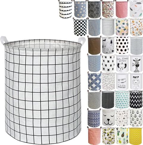 Collapsible Laundry Basket in Bedroom Waterproof Laundry Hamper in Bathroom Large Laundry Bag in College Dormitory Cloakroom Livingroom Nursery Organizer Toy Bin in Kuwait