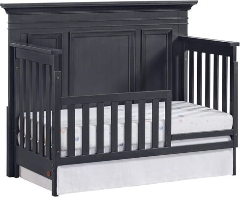 Oxford Baby Weston Crib to Toddler Bed Guard Rail Conversion Kit, Vintage White, Green Guard Gold Certified in Saudi Arabia