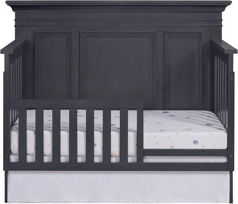 Oxford Baby Weston Crib to Toddler Bed Guard Rail Conversion Kit, Vintage White, Green Guard Gold Certified in Saudi Arabia