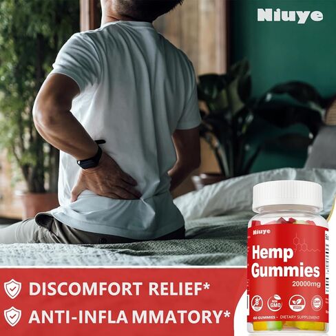 عبوتان من صمغ القنب بقوة إضافية - فعالية عالية 20.000 مجم - غنية بأوميجا 3-6-9 ومملوءة بزيت القنب - تم اختبارها من قبل طرف ثالث - صنع في الولايات المتحدة الأمريكية in Kuwait