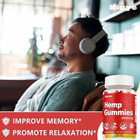 عبوتان من صمغ القنب بقوة إضافية - فعالية عالية 20.000 مجم - غنية بأوميجا 3-6-9 ومملوءة بزيت القنب - تم اختبارها من قبل طرف ثالث - صنع في الولايات المتحدة الأمريكية in Kuwait