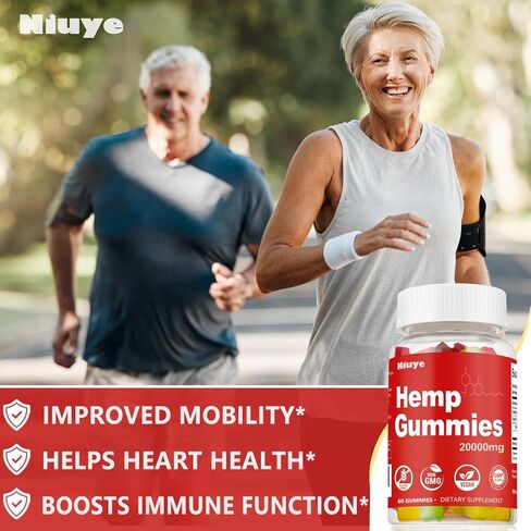 عبوتان من صمغ القنب بقوة إضافية - فعالية عالية 20.000 مجم - غنية بأوميجا 3-6-9 ومملوءة بزيت القنب - تم اختبارها من قبل طرف ثالث - صنع في الولايات المتحدة الأمريكية in Kuwait