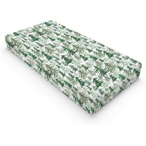 HawSkgFub Jungle Safari American Rainforest Animal Changing Pad Cover Baby Boys, Elephant Lion Tiger Giraffe Sloth Zebra Hippo Star Diaper Change Table Sheet, Safe Snug Fitted Changing Mat 32/34 x 16
