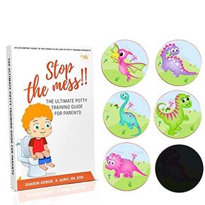 Magic Potty Training Stickers Pack - Potty Training Seat Magic Sticker | Girl Dinosaur Toddler Potty Training Toilet Sticker | 5Pack w/Potty Reward eBook | Use w/or W/Out Potty Chart or Watch in Kuwait