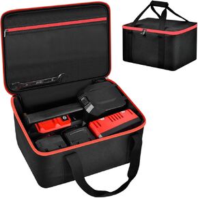 Peciue Air Compressor Bag Compatible with Milwaukee 2771-20 M18 Transfer Pump, Water Pump Holder for Drill Electric Vaccum Cordless Pressure Washer, Carrying Box for Battery Pack and More (Case Only) in Kuwait