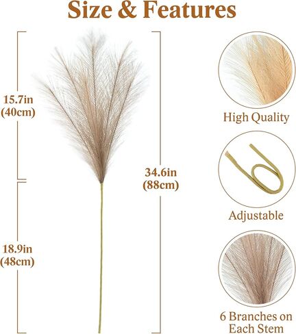 Reed Grass Boho for Flower Arrangements Plants in Kuwait