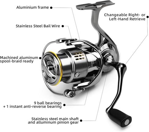 Topline Tackle Spinning Reel， Saltwater & Freshwater Reels in Kuwait