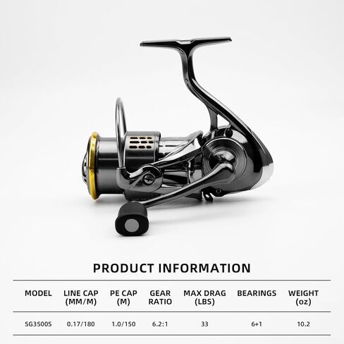 Topline Tackle Spinning Reel， Saltwater & Freshwater Reels in Kuwait