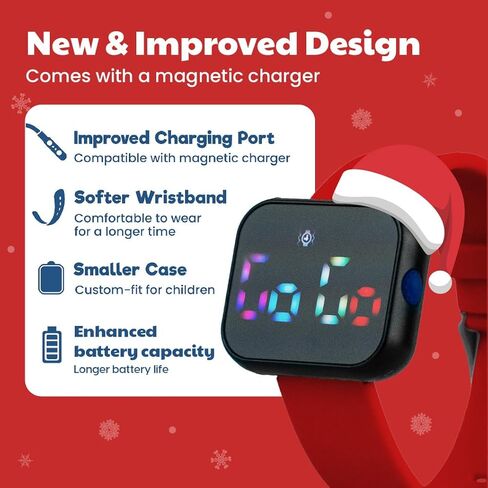 Potty Training Watch for Kids V2 – A Water Resistant Potty Reminder Device for Boys & Girls to Train Your Toddler with Fun/Musical & Vibration Interval Reminder with Potty Training eBook (Navy) in Kuwait