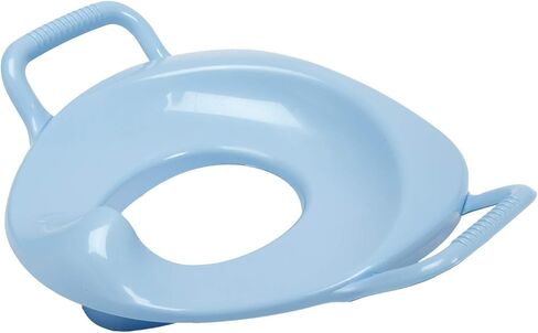 (كرسي تعليم الحمام الكامل ودرج خطوات) - بريمو 4 في 1 للتدريب وكرسي للقدمين، مع مقعد أزرق، أبيض in Kuwait