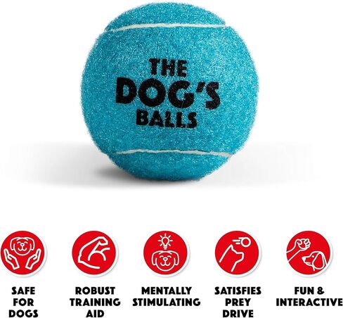 كرات تنس الكلب، كرات تنس للكلاب، 12 قطعة باللون الأصفر، لعبة للكلاب بقطر 2.5 بوصة، كرة قوية للكلاب والجراء للتدريب واللعب والتمرين والجلب in Kuwait