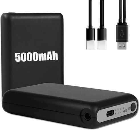 Omobolanle 1 Pair Rechargeable Battery 5V 2A 5000mAh for Heated Slippers in Kuwait