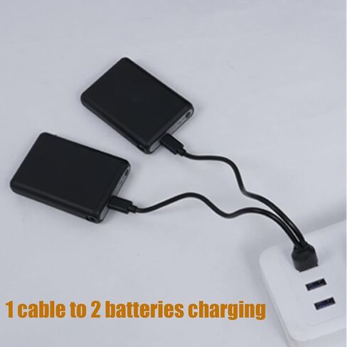 Omobolanle 1 Pair Rechargeable Battery 5V 2A 5000mAh for Heated Slippers in Kuwait