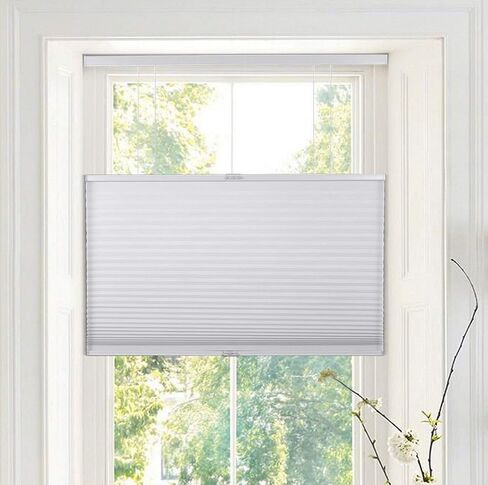 ظلال النوافذ المعالجة بالشعر الطبيعي A04HUF240600 من كاليكس انتيريورز ، رمادي in Kuwait