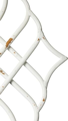 SOFE Distressed White Wall Candle Holders Decorative Set of 2, Wrought Iron Wall Candle Sconce, Farmhouse Hanging Candle Holder for Pillar Candle, Wall Art Metal for Living Room in Saudi Arabia