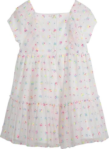 PIPPA & JULIE Baby Girls' Sleeveless Patterned Party Dress, Fit & Flare Silhouette, Includes Coordinating Panty, 2-Piece Set in Kuwait