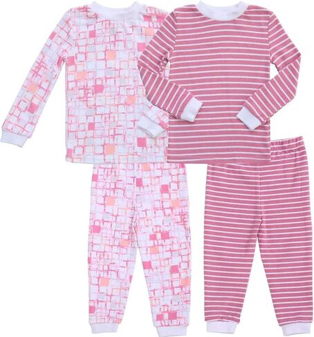 مجموعة ملابس نوم للفتيات من Asher and Olivia Pajamas Pjs للأطفال الصغار in Kuwait