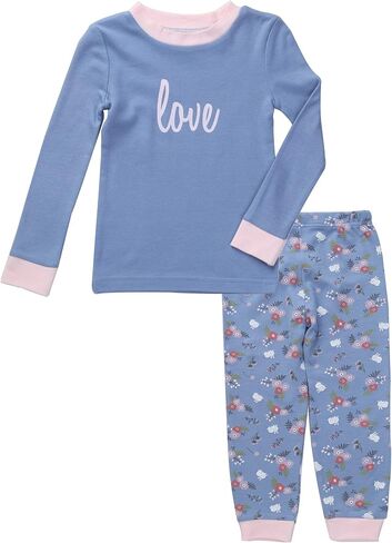 مجموعة ملابس نوم للفتيات من Asher and Olivia Pajamas Pjs للأطفال الصغار in Kuwait