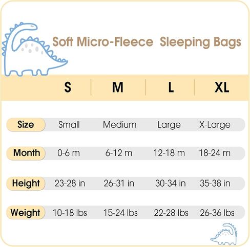PHF Soft Micro-Fleece Baby Sleep Sack, 0-6 Months Warm Baby Wearable Blanket, 2-Way Zipper Sleeping Bags, 2 Pack Comfy Toddler Sleeping Sack for Baby Boys Girls, Small Size, Blue&Grey in Saudi Arabia