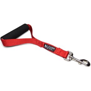 Leashboss Short Dog Leash for Dog Training | Padded Traffic Handle Short Leash for Dog Training, Total Comfort when Dog Walking | Traffic Leash for Dogs Large, Medium, Small | Short Nylon Dog Lead in Kuwait