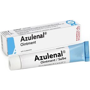Azulenal Ointment with Guaiazulene | Wound and Healing Ointment for Diaper Rashes, Itches, Cuts, Burns, & Sore Nipples | Suitable for Use for Babies and Nursing Mothers | Made in Europe in Saudi Arabia