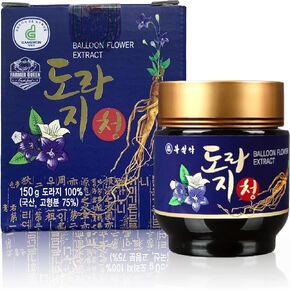 Korean 3-year-old Bellflower(Platycodon) roots Extract Pure Doraji herb concentrated Syrup 5.3 Ounce for Tea good for Cough, Throat 도라지청