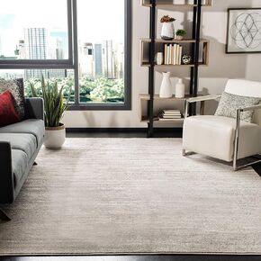 SAFAVIEH Vision Collection Area Rug - 8' x 10', Black, Modern Ombre Tonal Chic Design, Non-Shedding & Easy Care, Ideal for High Traffic Areas in Living Room, Bedroom (VSN606Z) in Saudi Arabia