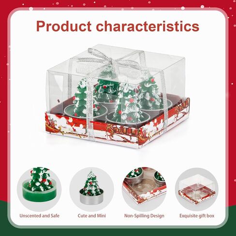 qonmpcvu 16 قطعة شموع عيد الميلاد، شموع سانتا المعطرة، شموع شجرة عيد الميلاد، شمعة رجل ثلج عيد الميلاد، شموع ديكور عيد الميلاد، مجموعات هدايا شموع عيد الميلاد لديكور عيد الميلاد in Kuwait