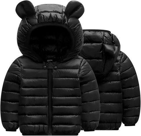 TAOJIAN الرضع والأطفال الصغار الأولاد والبنات معاطف شتوية دافئة من القطن المنتفخ برسوم كارتونية للأطفال سترة سميكة ملابس خارجية in Kuwait