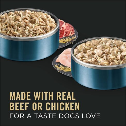 Purina Pro Plan Specialized Large Breed Chicken and Rice and Beef and Rice in Gravy 12ct High Protein Wet Dog Food Variety Pack - (12) 13 oz. Cans in Kuwait