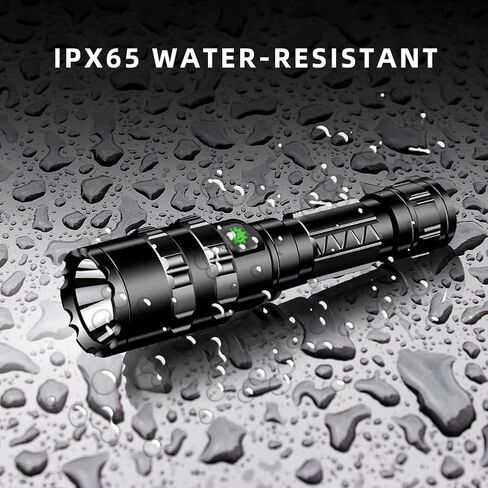 مصباح يدوي Jowbeam 800 لومن عالي الطاقة 5 أوضاع LED أحمر مع حامل Picatinny لعلم الفلك والصيد والطيران والمراقبة الليلية in Kuwait