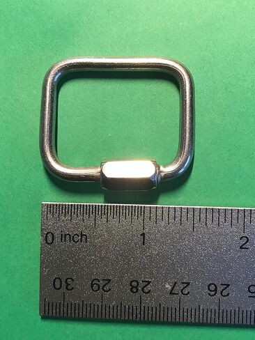 US STAINLESS 2 Pieces Stainless Steel 316 Square Quick Link 5/32" (4mm) Marine Grade in Saudi Arabia
