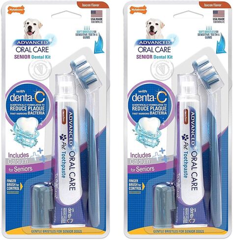 Nylabone Advanced Oral Care Senior Dog Dental Kit Small Dog in Saudi Arabia