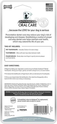 Nylabone Advanced Oral Care Senior Dog Dental Kit Small Dog in Saudi Arabia