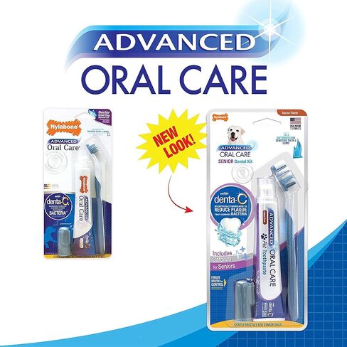 Nylabone Advanced Oral Care Senior Dog Dental Kit Small Dog in Saudi Arabia