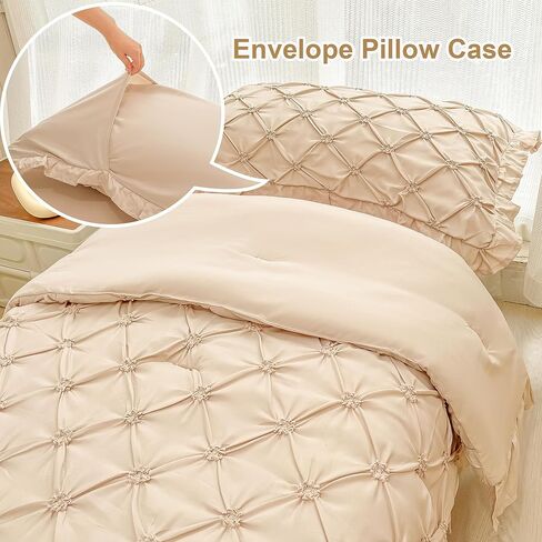 VIVILINEN طقم سرير للأطفال الصغار للفتيات مكون من 4 قطع من 4 قطع باللون الأخضر المريمية وطيات مكشكشة ثلاثية الأبعاد مزهرة بينتاك لسرير الأطفال الصغار طقم ملاءات سرير في حقيبة مع هامش كشكش in Kuwait