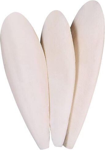 Rosavida 3 قطع من عظم الحبار الطبيعي المصقول لطيور الكوكاتيل والزواحف والسلاحف والقواقع، إمداد مثالي بالكالسيوم والمعادن 5.5-6.5 بوصة in Kuwait