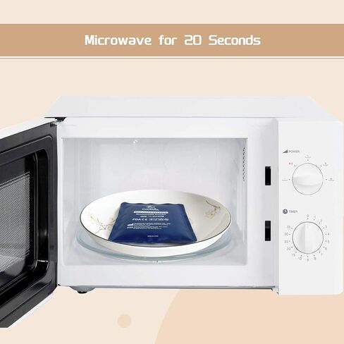 عبوة جل فاخرة ساخنة وباردة للاستخدام مع لفافة بطن كوكول Baby الساخنة، مغطاة بالقماش، قابلة لاعادة الاستخدام (عبوة من قطعة واحدة) in Kuwait