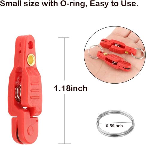 Heavy Tension Snap Release Clips Downrigger for Trolling Fishing | Heavy Tension Design, Quick Snap Release with Key Ring For Fishing Offshore & Freshwater Trolling in Kuwait