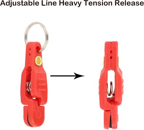 Heavy Tension Snap Release Clips Downrigger for Trolling Fishing | Heavy Tension Design, Quick Snap Release with Key Ring For Fishing Offshore & Freshwater Trolling in Kuwait