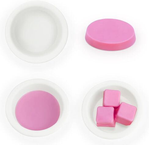 Bobolyn Silicone Wax Warmer Liners - 2Pcs Reusable Silicone Wax Melt Liner Leakproof Easy Clean Popper Liner Wax Melt Tray Dish for Scented Wax Melt Warmer Burner (Both 2.7 inch in Bottom Diameter) in Kuwait