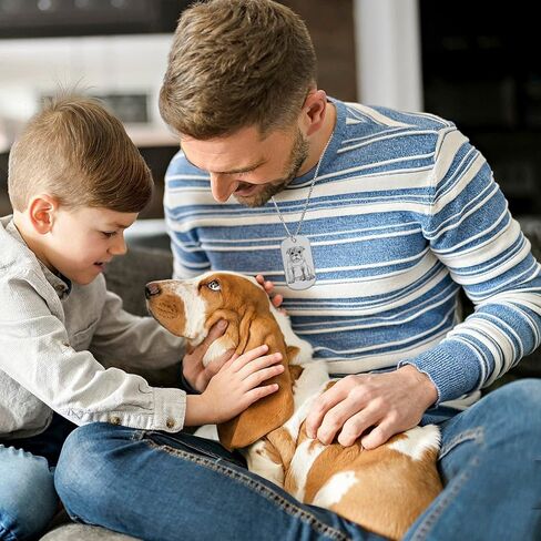 بطاقات تعريف فارغة للحيوانات الاليفة من 30 قطعة من الالومنيوم مع حلقة للحرف اليدوية مع فتحة للحيوانات الاليفة والكلاب والقطط ورقم الهاتف (دائرية، مستطيلة، بيضاوية، قلب) in Kuwait