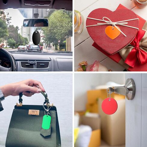 بطاقات تعريف فارغة للحيوانات الاليفة من 30 قطعة من الالومنيوم مع حلقة للحرف اليدوية مع فتحة للحيوانات الاليفة والكلاب والقطط ورقم الهاتف (دائرية، مستطيلة، بيضاوية، قلب) in Kuwait