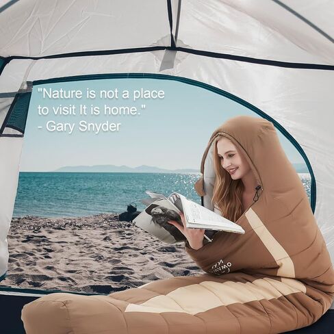 أكياس نوم مستطيلة من OMVMO 0 20 32 درجة للبالغين للتخييم والمشي لمسافات طويلة وحقائب الظهر، حقيبة نوم صغيرة خفيفة الوزن للطقس البارد للرجال والنساء والبنات والأولاد. معدات التخييم الشتوية يجب اقتناؤها in Kuwait