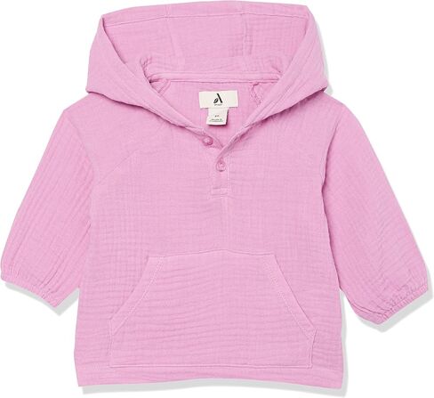 Amazon Essentials Unisex Babies' Organic Cotton Gauze Hoodie (Previously Amazon Aware) in Saudi Arabia