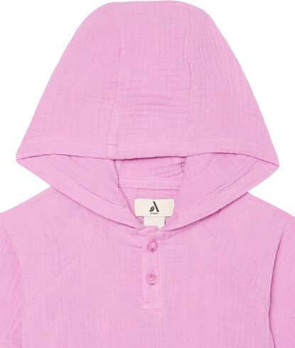 Amazon Essentials Unisex Babies' Organic Cotton Gauze Hoodie (Previously Amazon Aware) in Saudi Arabia