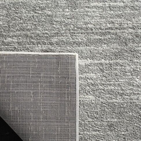 سجادة منطقة مجموعة SAFAVIEH Adirondack - 8 × 10 بوصة، عاجي وفضي، تصميم متدرج حديث، لا يتساقط ويسهل العناية به، مثالي للمناطق ذات حركة المرور العالية في غرفة المعيشة وغرفة النوم (ADR113B) in Saudi Arabia