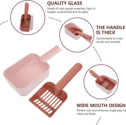 iplusmile 1 Set Cat Litter Shovel Pet Kitten Cleanup Scoop Household Kitten Litter Scoop Cat Litter Cleaning Tool Cleaning Scoop for Cat Litter Cat Sand Shovel Large Cleaning Shovel The Hips in Saudi Arabia